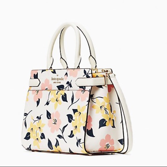 NWOT! Kate Spade Staci Lili Blooms Medium Satchel. - Picture 2 of 15